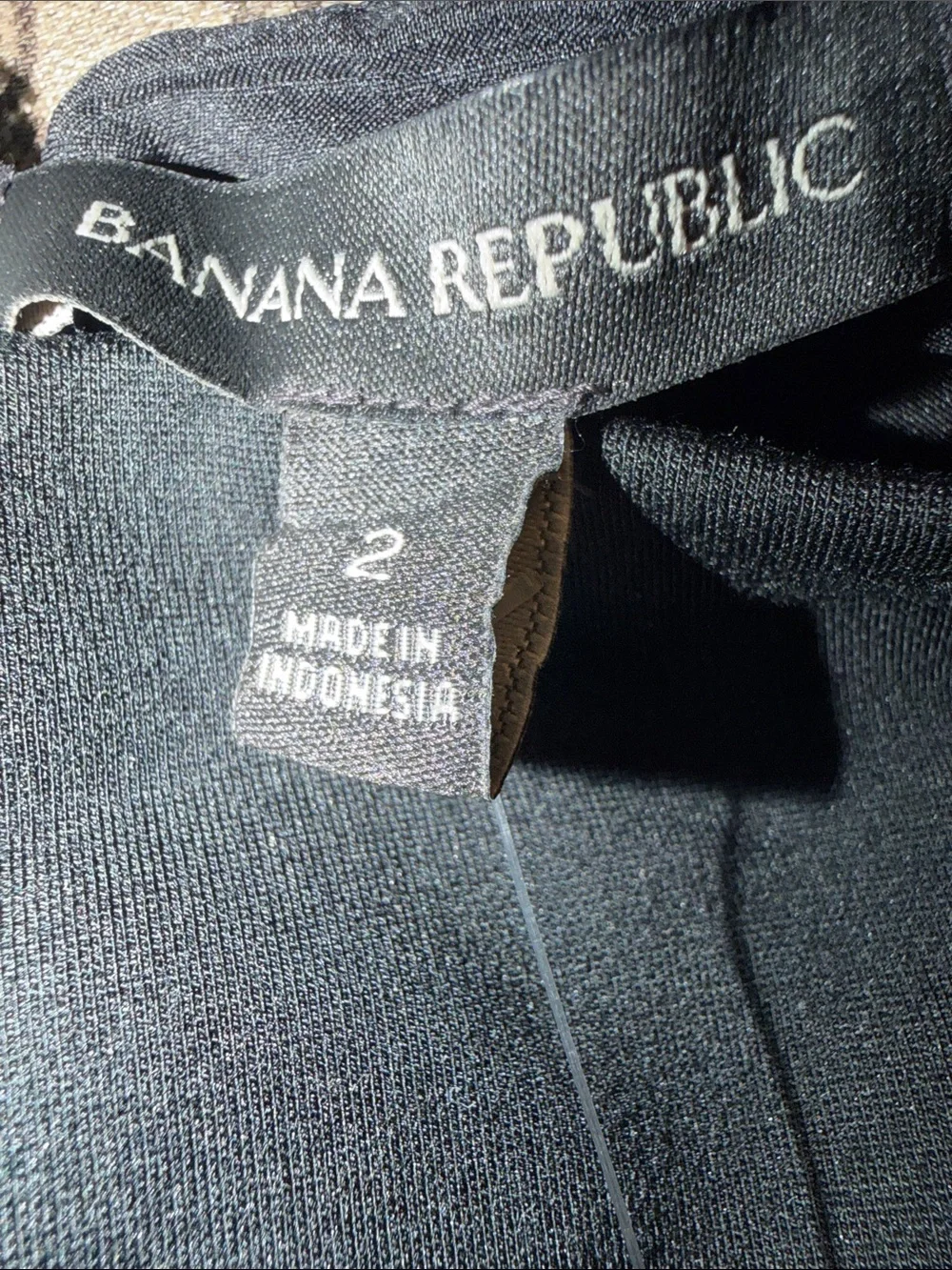 Banana Republic Black Flutter-Sleeve Mini Dress